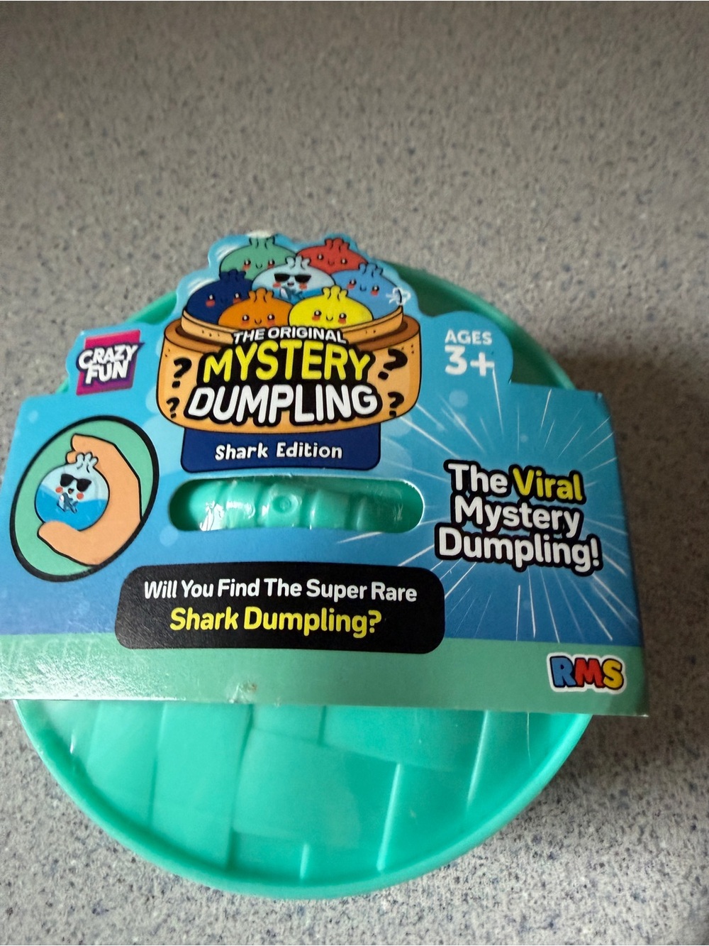 New Viral Mystery Squishy Shark Original Dumpling Crazy Fun RMS Crazy Fun Blue